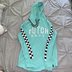 Dutch Bros Hooded Long Sleeve Shirt